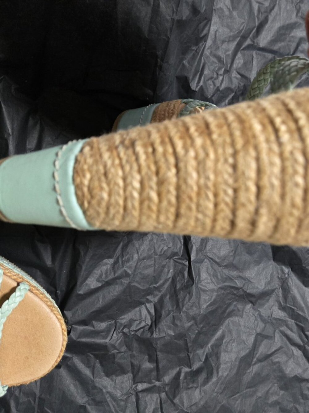 Palomitas by Paloma Barceló Mint Braided Platform Espadrille Wedge Sandals EU 40 - Picture 11 of 16